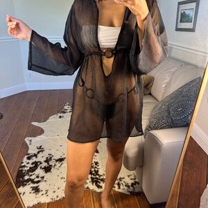 Boutique Sheer Swim Coverup